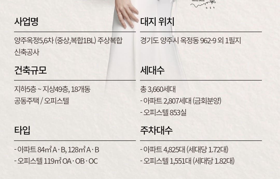 옥정중앙역 디에트르 단지 내 조경 및 수변 공원